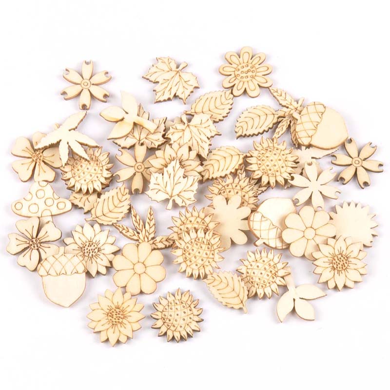 Embellishments For Scrapbooking - 천연 나무 해바라기 잔디 스크랩북 공예품,