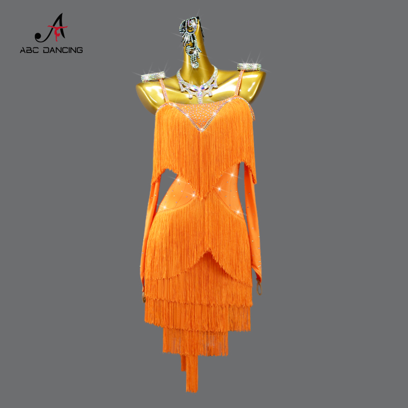 Tassel Fringe Trim - 새로운 여성 라틴 댄스 대회 의상