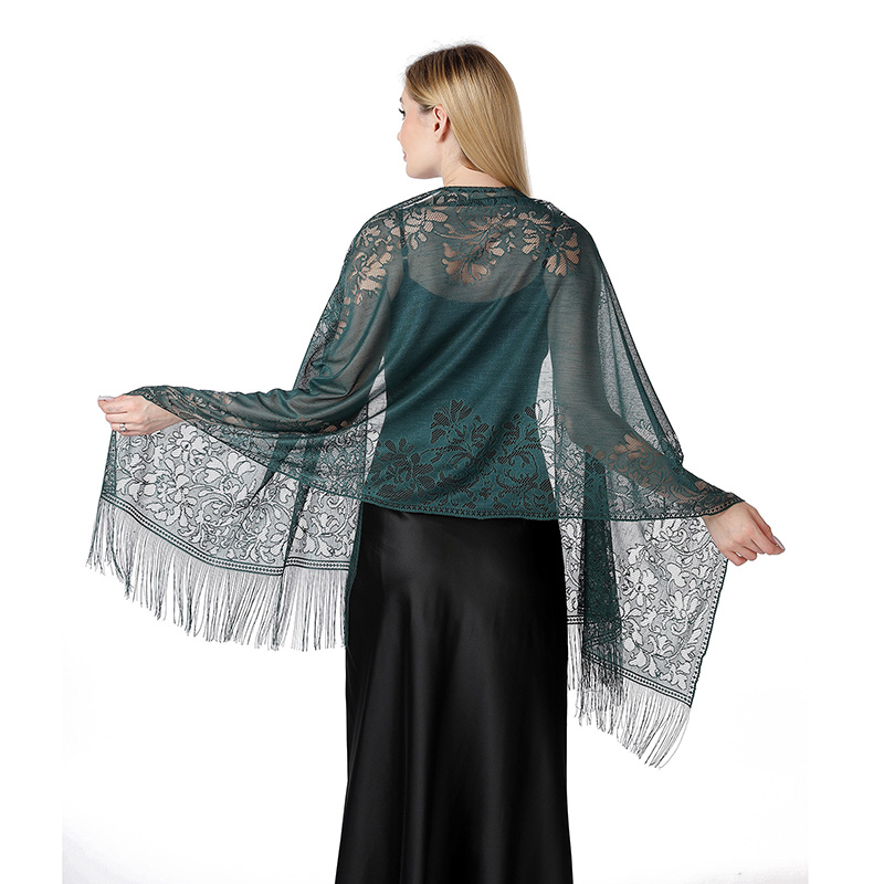 Tassel Fringe Trim - 한국 여성 여름 얇은 할로우 플라워