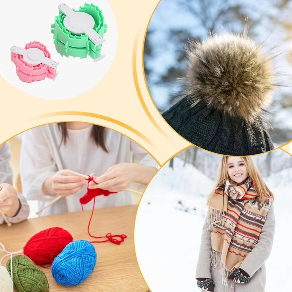 Pom Pom Maker Tool - AC76-폼폼 메이커 플러프스 볼 위빙 도구