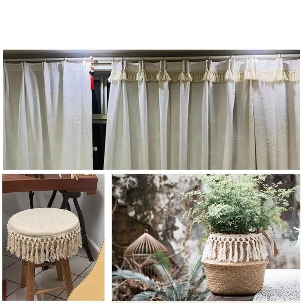 1야드 11cm 폭 태슬 트림 리본 면 소재 보헤미안  - Tassel Fringe Trim 리뷰 및 가격