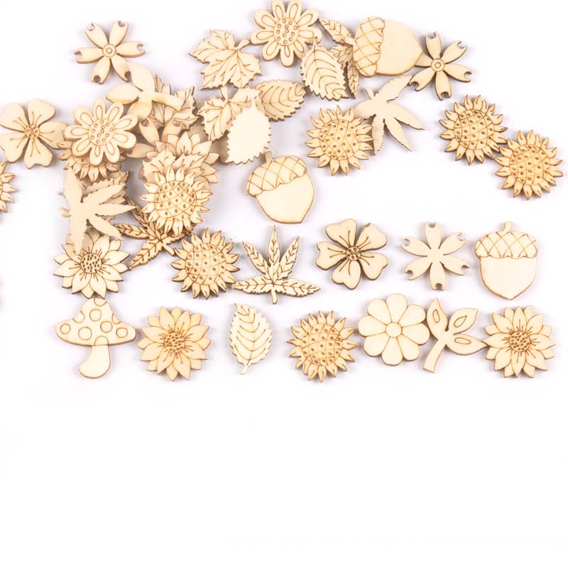 천연 나무 해바라기 잔디 스크랩북 공예품, 가정 장식용 - Embellishments For Scrapbooking 리뷰 및 가격