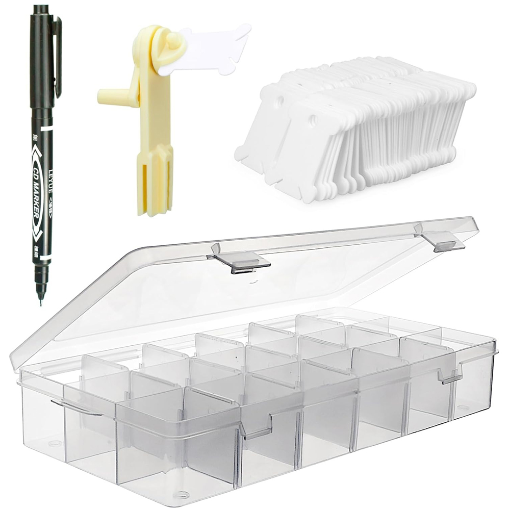 자수실 정리함 18칸 크로스 스티치 실 보관함 & 자수 - Craft Embellishment Storage 리뷰 및 가격