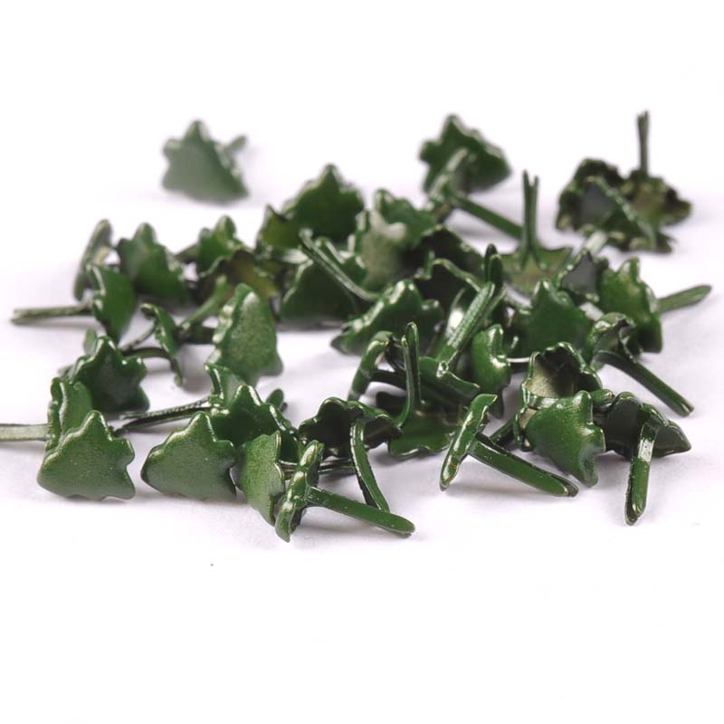 50pcs 미니 크리스마스 트리 Brads Scrapb - Embellishments For Scrapbooking 리뷰 및 가격