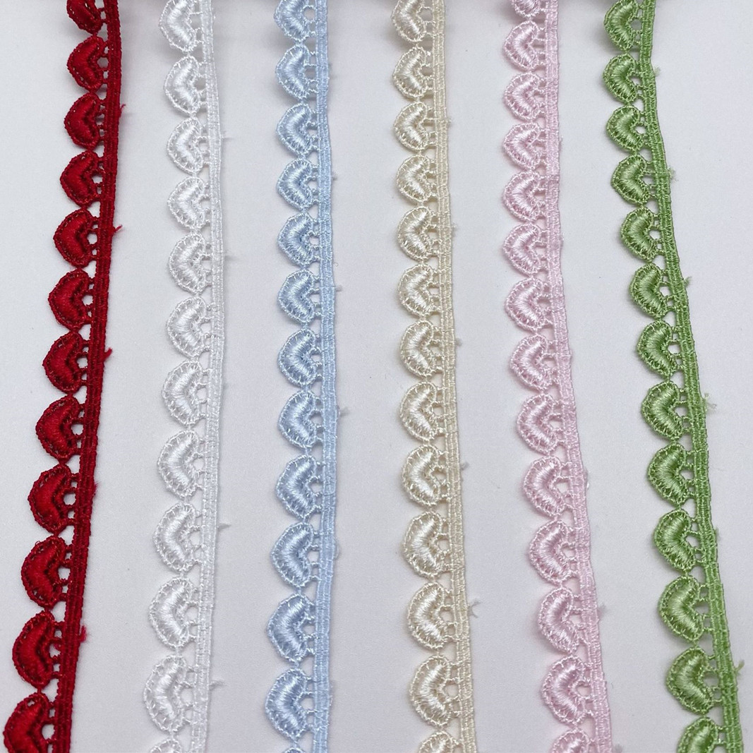 자수 다색 일방적인 러브 레이스 패브릭 트림 리본, D - Lace Ribbon Trim 리뷰 및 가격