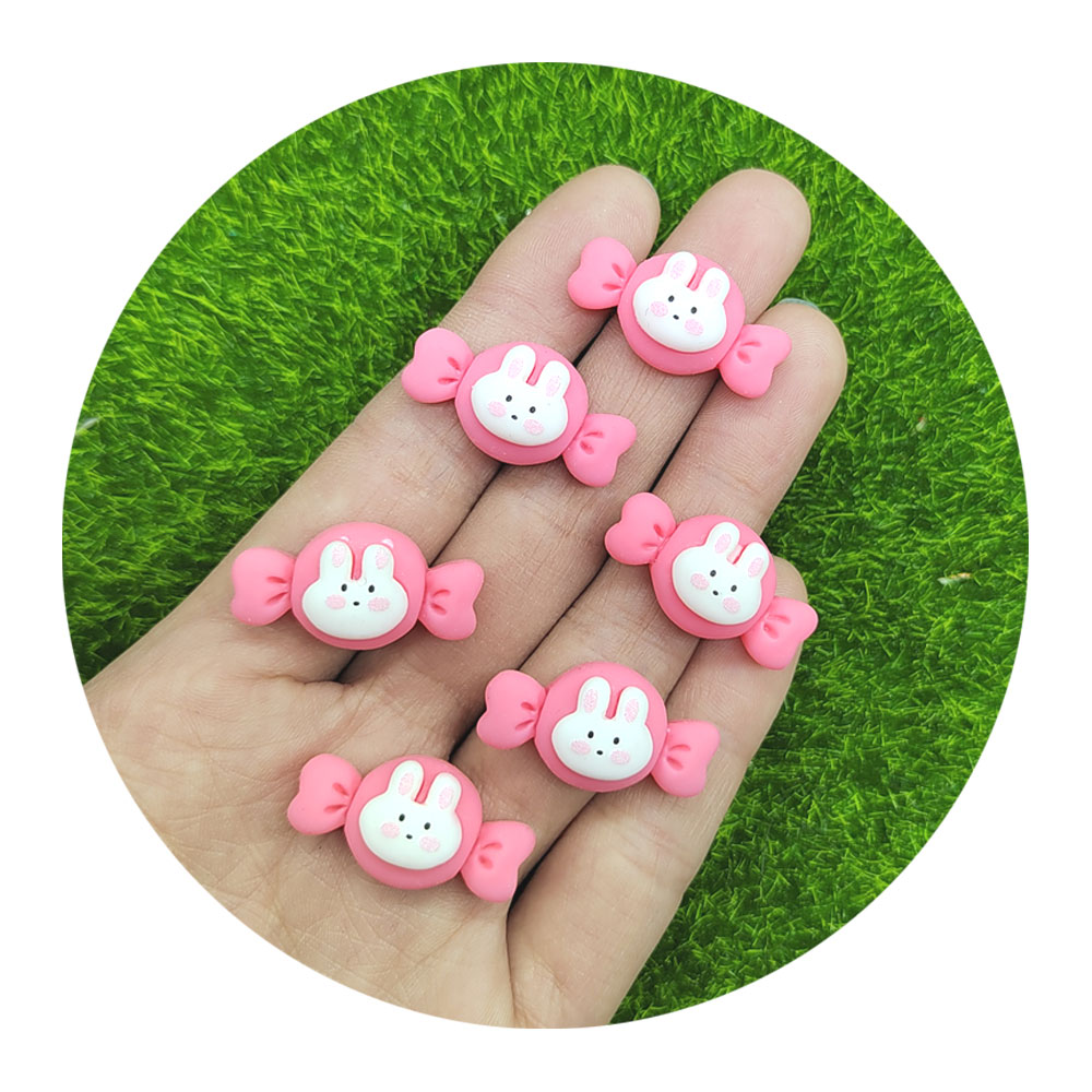 20/50/100PCS 부활절 수지 미니 토끼 캔디 플 - Embellishments For Scrapbooking 리뷰 및 가격