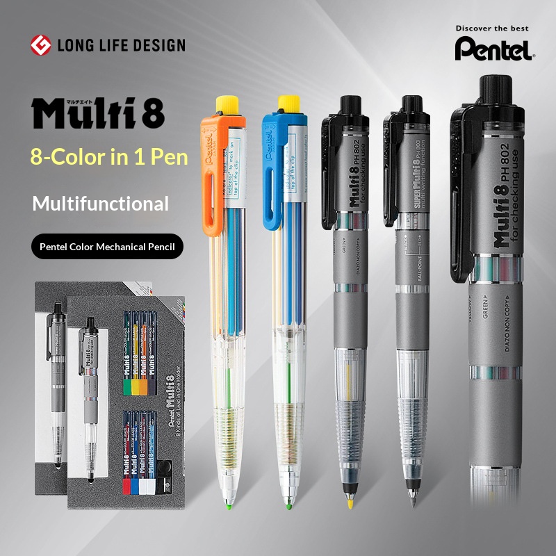 펜텔 멀티 8 다기능 컬러 2.0mm 샤프펜슬 0.7m - Staedtler Pencil Lumocolor 리뷰 및 가격