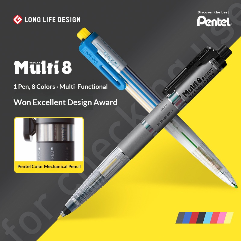 펜텔 멀티 8 다기능 컬러 2.0mm 샤프펜슬 0.7m - Staedtler Pencil Lumocolor 리뷰 및 가격