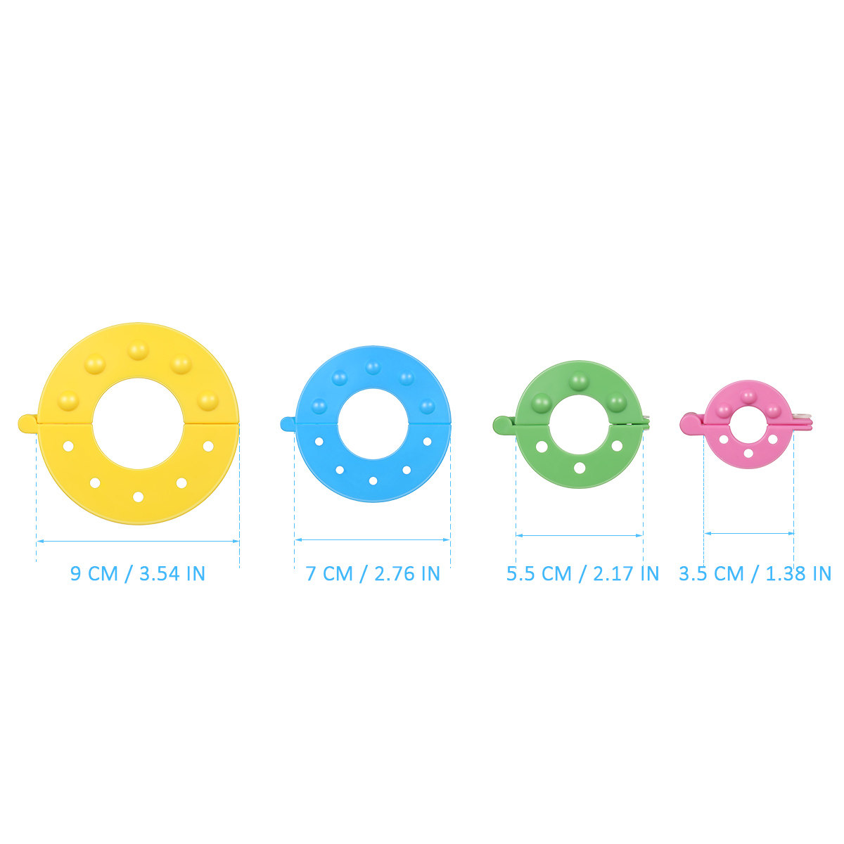 8개의 폼폼 메이커, 4가지 크기, 필수 ABS 레진  - Pom Pom Maker Tool 리뷰 및 가격