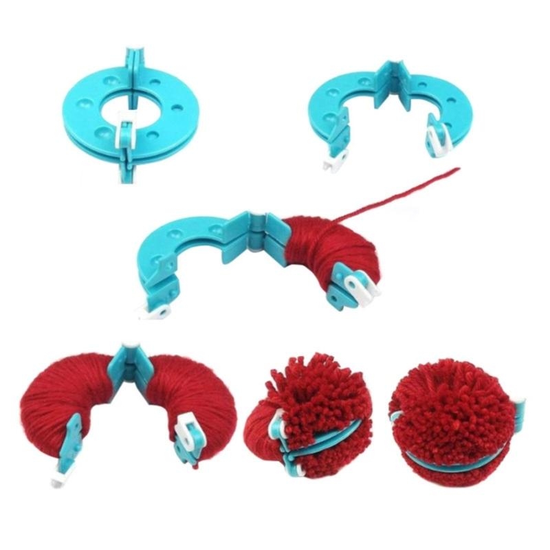 L43A 4Pcs DIY 양모 원사 뜨개질 도구 바늘  - Pom Pom Maker Tool 리뷰 및 가격